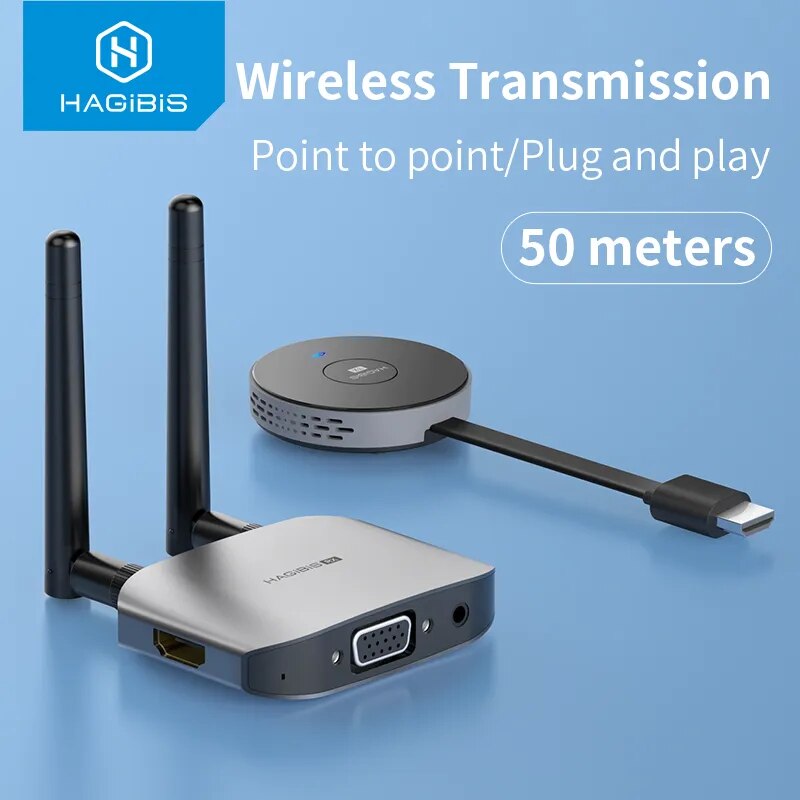 Home Cinema Wireless - Hagibis Draadloze HDMI Video Zender Ontvanger