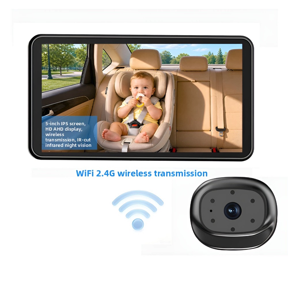 Home Cinema Wireless - 5 inch HD babyfoon met draadloze