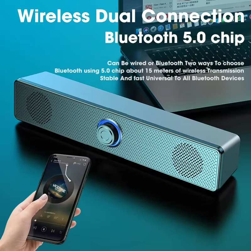 Home Cinema Wireless - Bluetooth 5.0 4D Surround Soundbar Bedrade