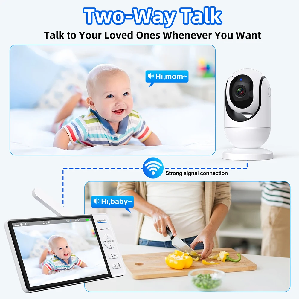 Geen WiFi 7 inch babyfoon 2-we - Home Cinema Wireless recensie en prijs