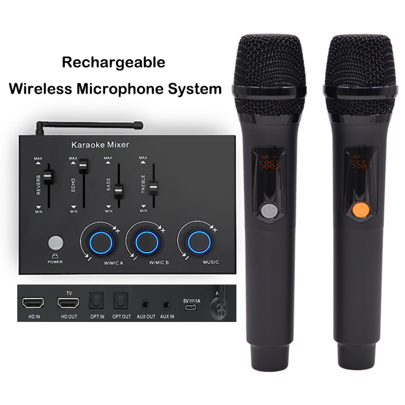Draadloze oplaadbare karaoke-m - Home Cinema Tv recensie en prijs