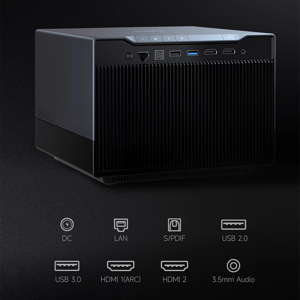 Dangbei F6 DLP 4K Projector me - Audio Home Cinema recensie en prijs