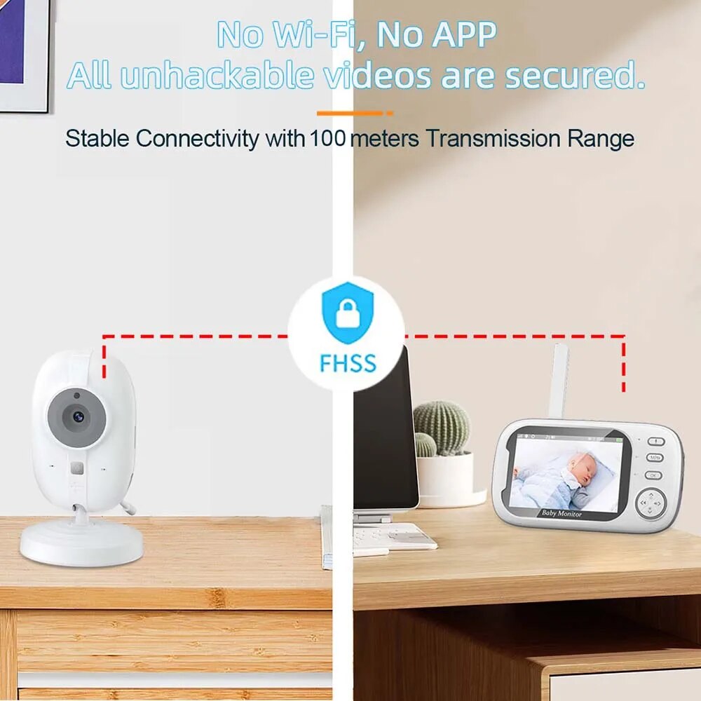 3.5 ''Video Babyfoon 2.4G Moed - Home Cinema Wireless recensie en prijs